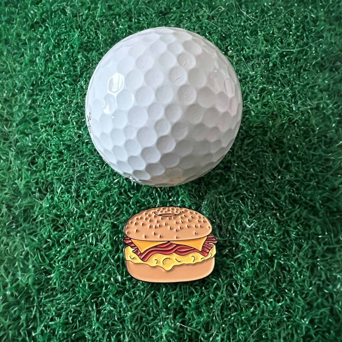 The Breakfast Sandwich Ball Marker