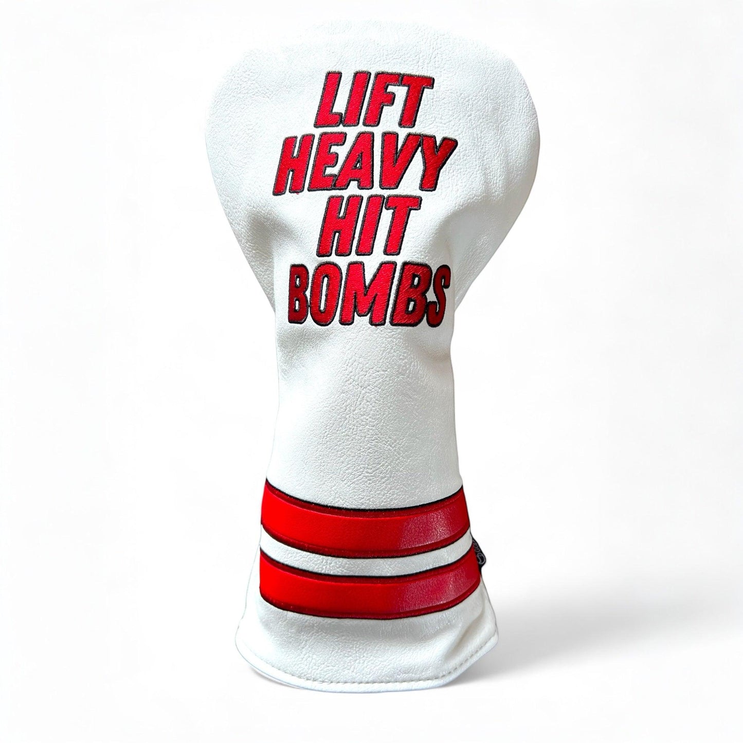 Lift Heavy, Hit Bombs Driver Cover - Crux Golf