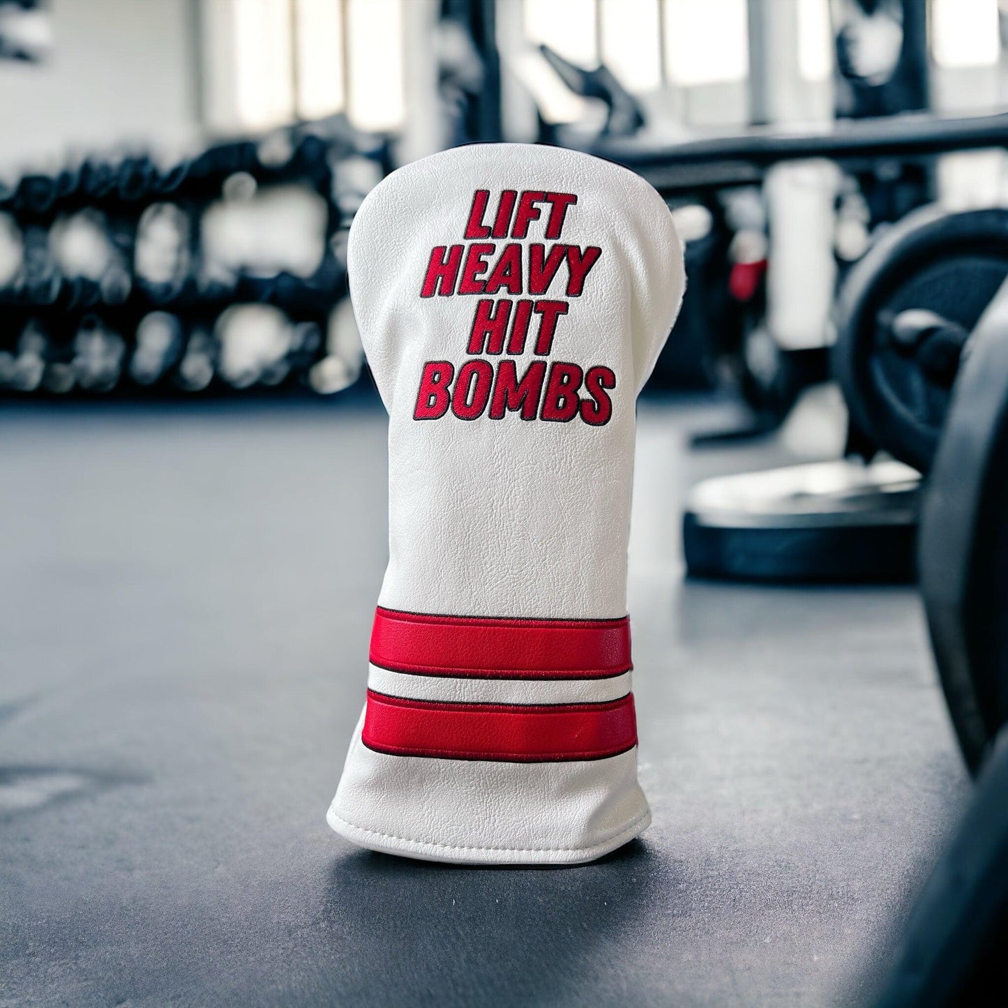 Lift Heavy, Hit Bombs Driver Cover - Crux Golf
